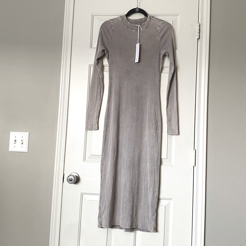 Young Fabulous & Broke Dax Midi Ribbed Dress